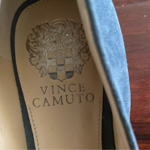 Vince Camuto Leather VC-Jorda Loafer Women S 7.5M /38 Grey Suede .(X-9) - Picture 6 of 8